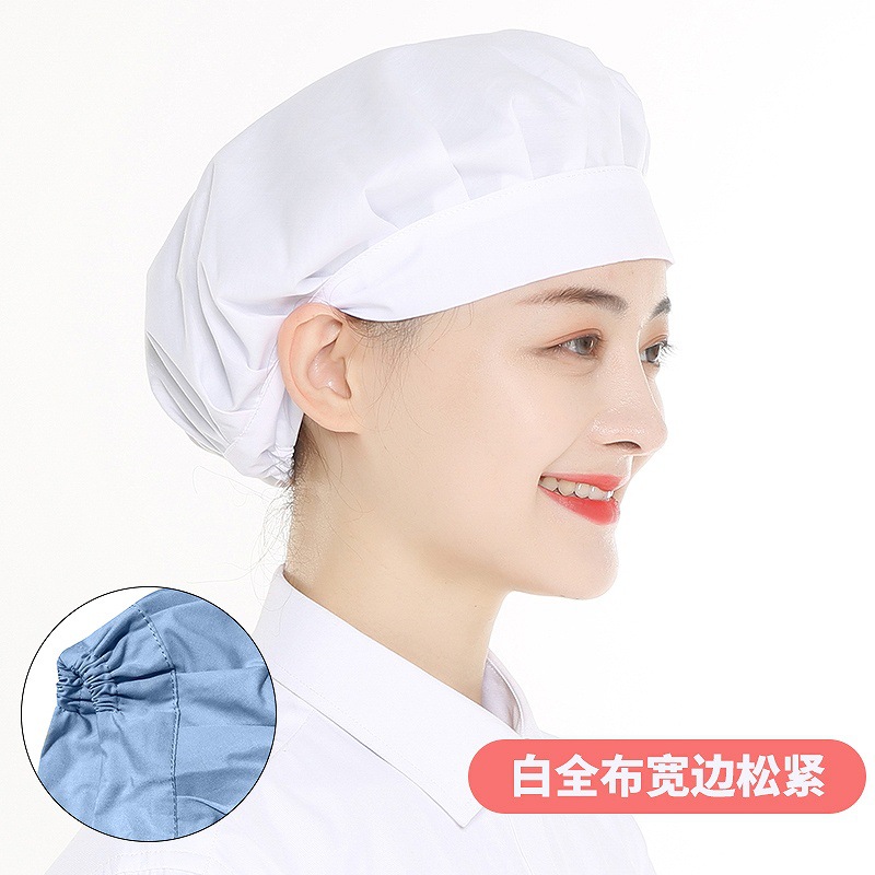 Washable and Reuseable Chef Hat Woman Man Kitchen Work Mesh Hat Dining ...