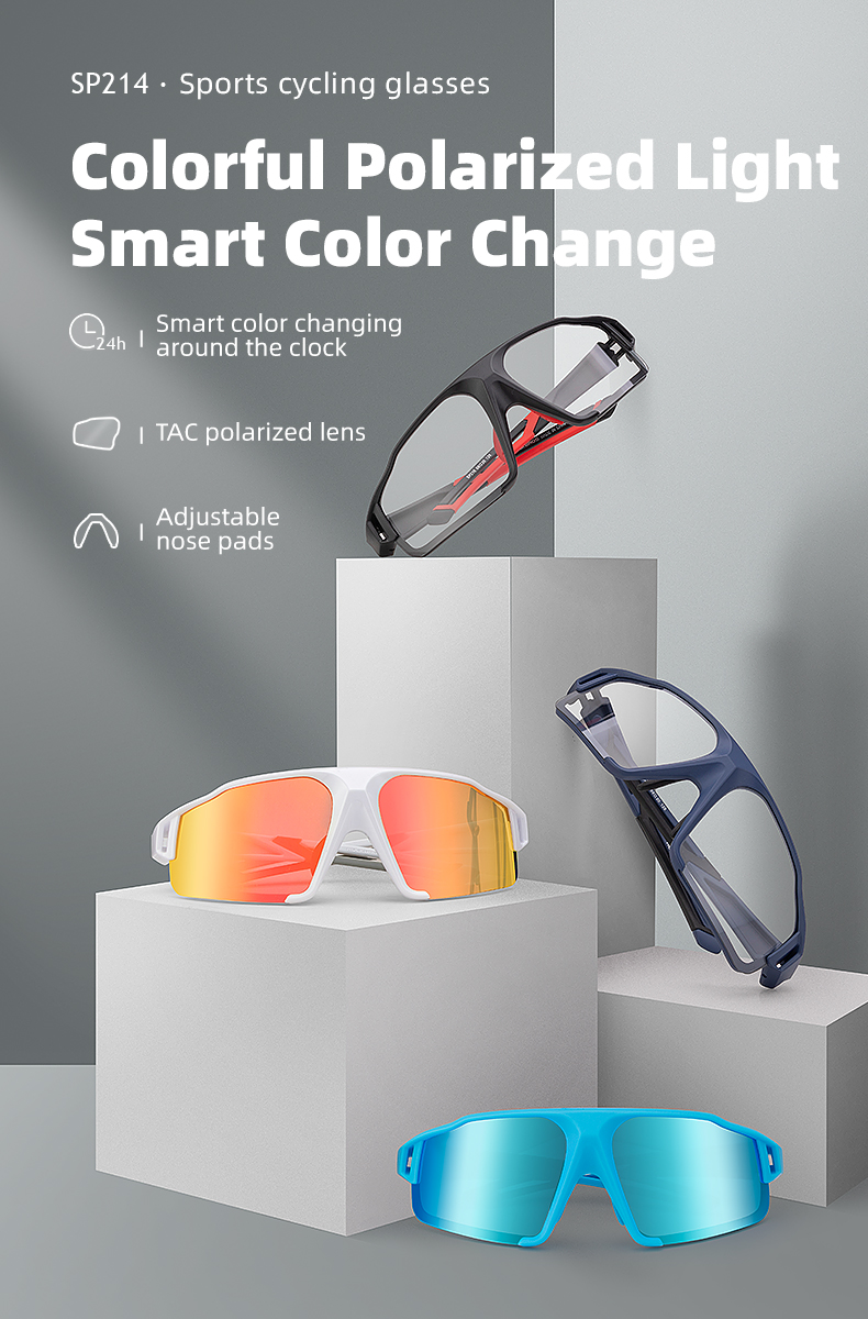 【PH Delivery】ROCKBROS Cycling Glasses Shades Photochromic SportS ...