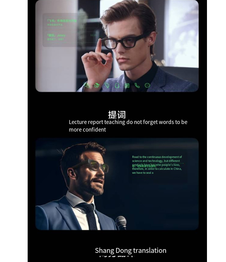 INMO Go Smart AR glasses True wireless ultra-lightweight AI Assistant ...