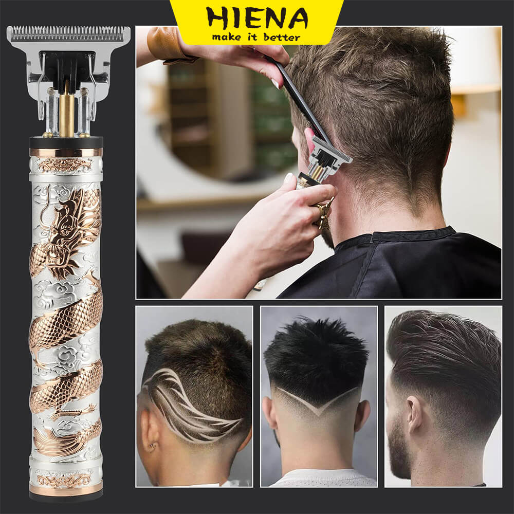 HIENA USB Electric Barber Rechargeable Razor Hair Clipper Dragon Mens ...