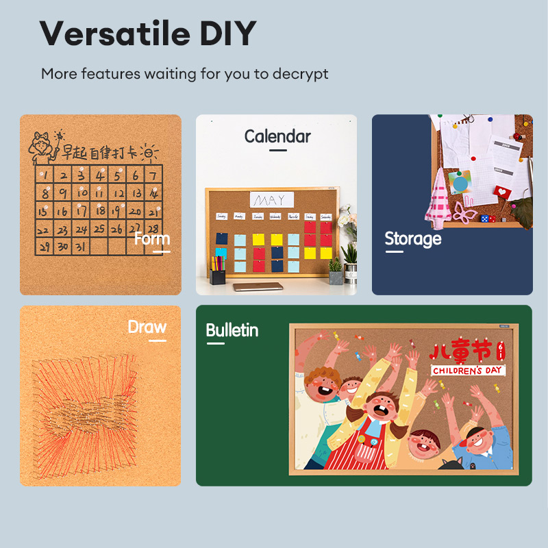 Deli Bulletin Board Wall Stationery Corkboard Wooden Cork Board