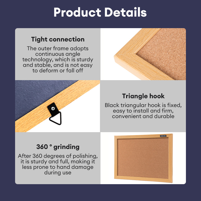 Deli Bulletin Board Wall Stationery Corkboard Wooden Cork Board