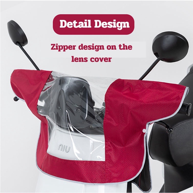 Motorcycle Front Rain Coats Electric Cehicle Front Fust Cover ...