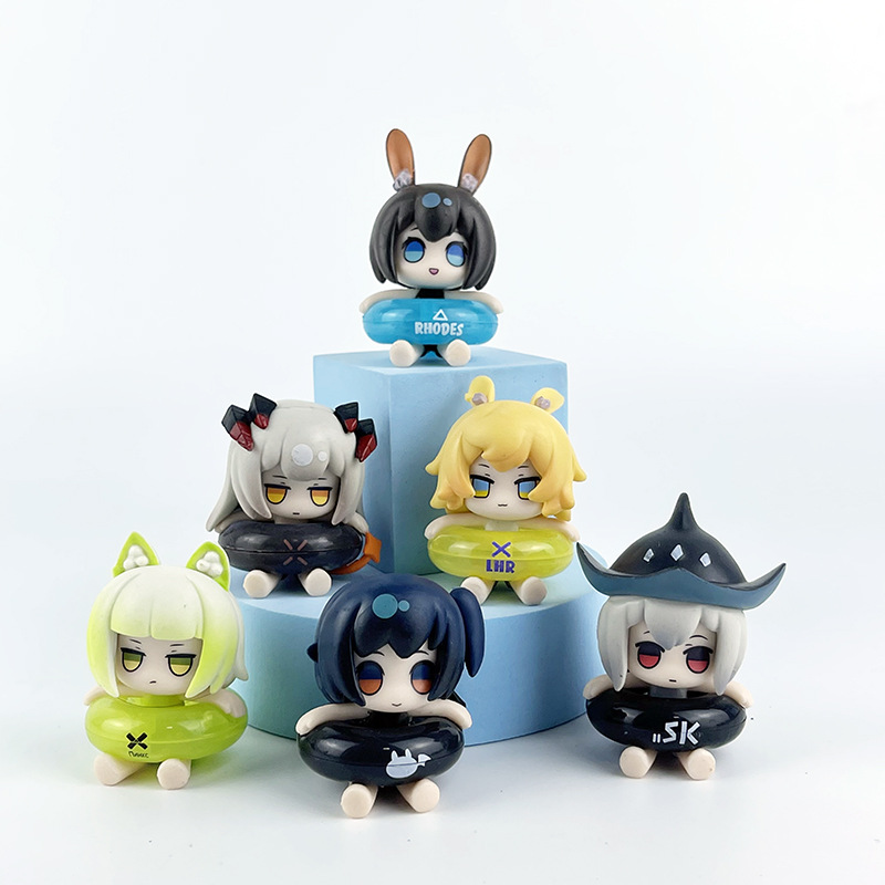 Arknights Figurine Anime Jeu Action Statue Kal'tsit Figurine Position assise Modèle Anime Poupées Jouets