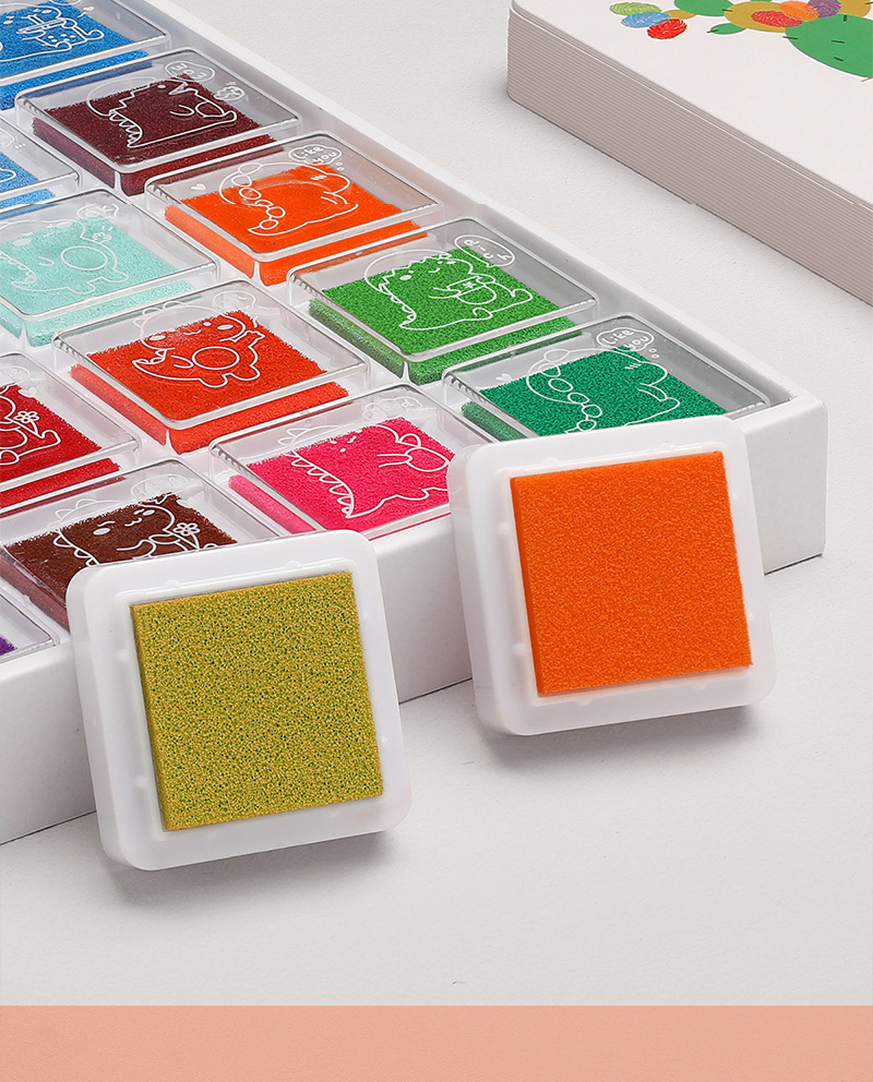12 Color Finger Paint set for Kids Funny Finger Painting Kit with Book ...