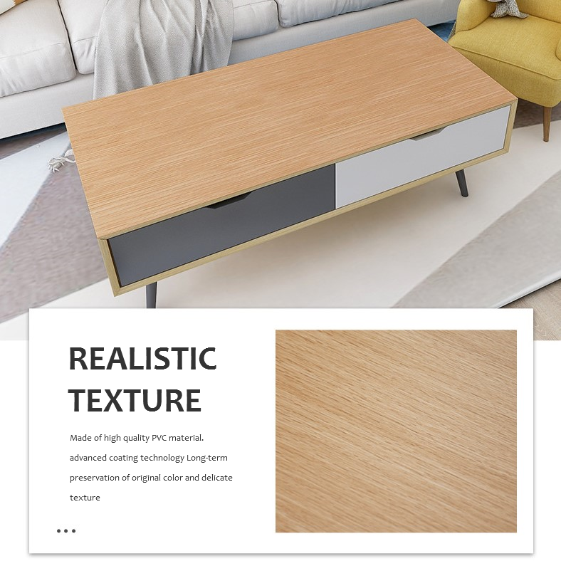Self adhesive door decoration PVC oilproof and waterproof wood grain ...