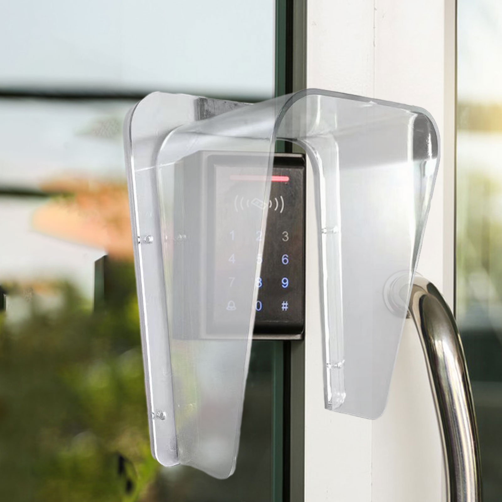 Rainproof Cover Access Control Keypad Waterproof Case Plastic Rain ...