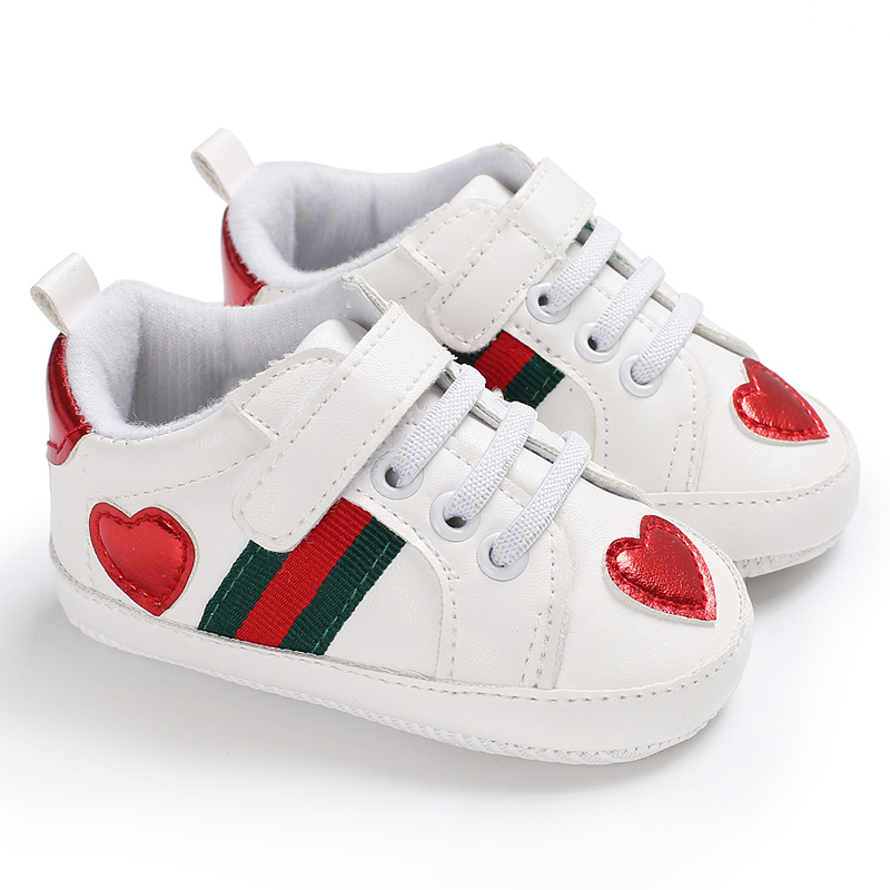 Baby Shoes for Boys 0 12 Months White Baptism Walkers Sneakers Soft ...