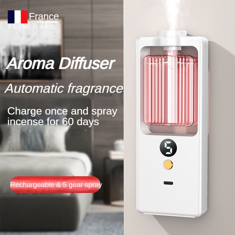 Home Fragrance Automatic Aroma Diffuser Portable Toilet Air Purifier ...