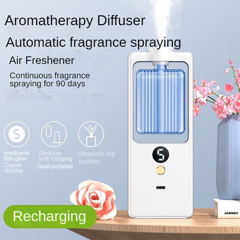 Home Fragrance Automatic Aroma Diffuser Portable Toilet Air Purifier ...