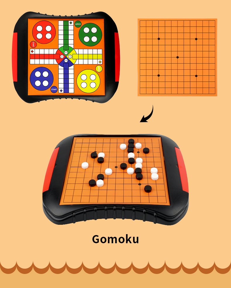 7 in 1 Ludo/Chess/Checkers/Snakes and Ladders/Chinese Checkers ...