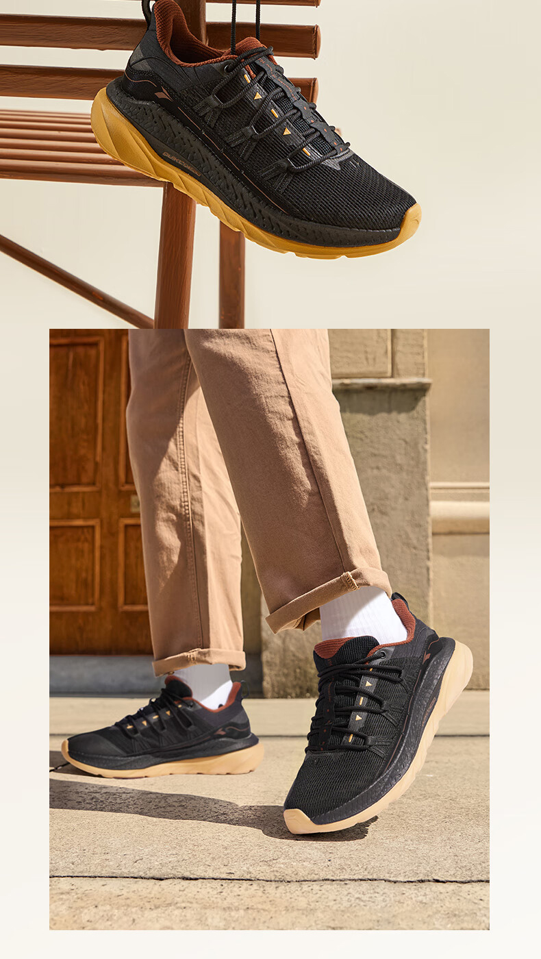 361 Degrees Fierce 3.0 Men Running Shoes Dog Walking Shoes Leather Mesh ...