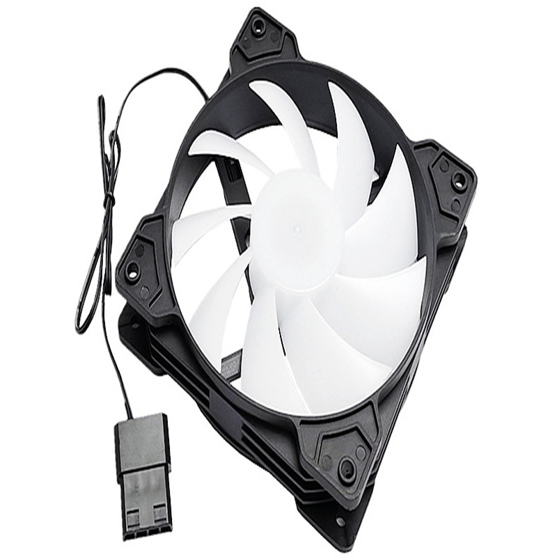 120 mm Fan RGB Case Fans CPU Cooler Radiator Silent PWM 4PIN 150W For ...