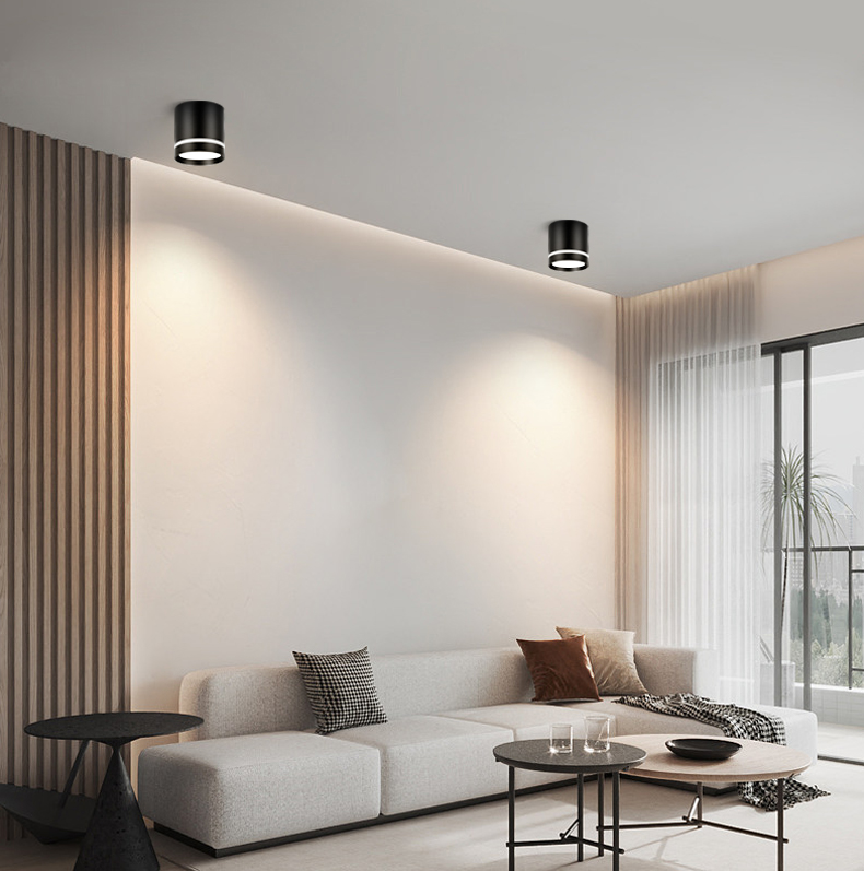 Led Surface Mounted Downlight Ceiling Light Tricolor Pinlight Spot ...