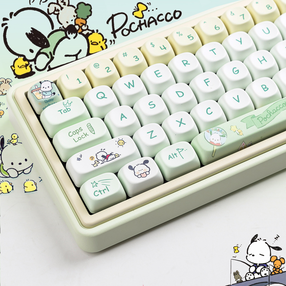Panda Theme Keycaps 140Keys/Set PBT MOA Profile DYE-SUB DIY Custom for ...