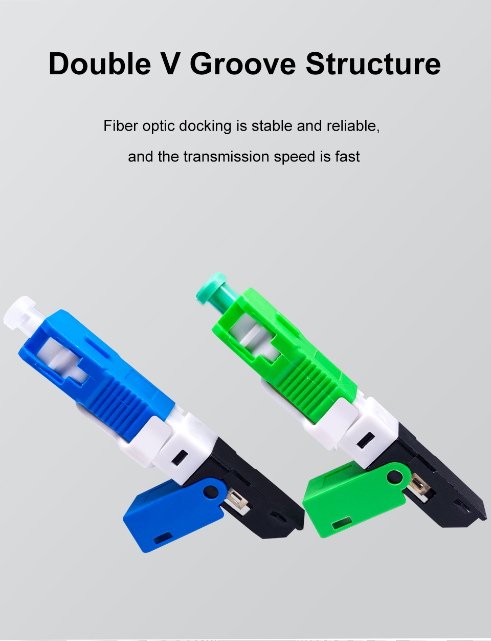 Onti Pcs Sc Fast Connector Ftth Esc D Sc Upc Apc Sc Connector