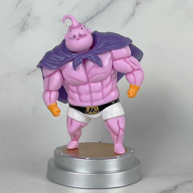 15cm Japan Anime Dragon Ball Z Muscle Majin Buu Son Goku Figure PVC ...