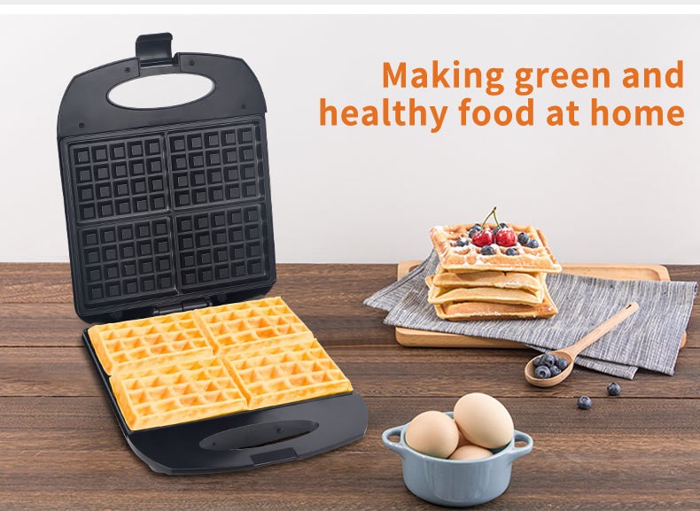INHDBOX Waffle Maker Electric big 1400W Waffle Maker Non Stick Waffle