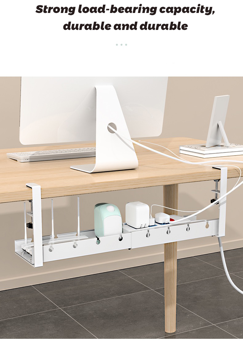 Under Table Storage Wire Organizer Storage Under table Storage Rack No ...