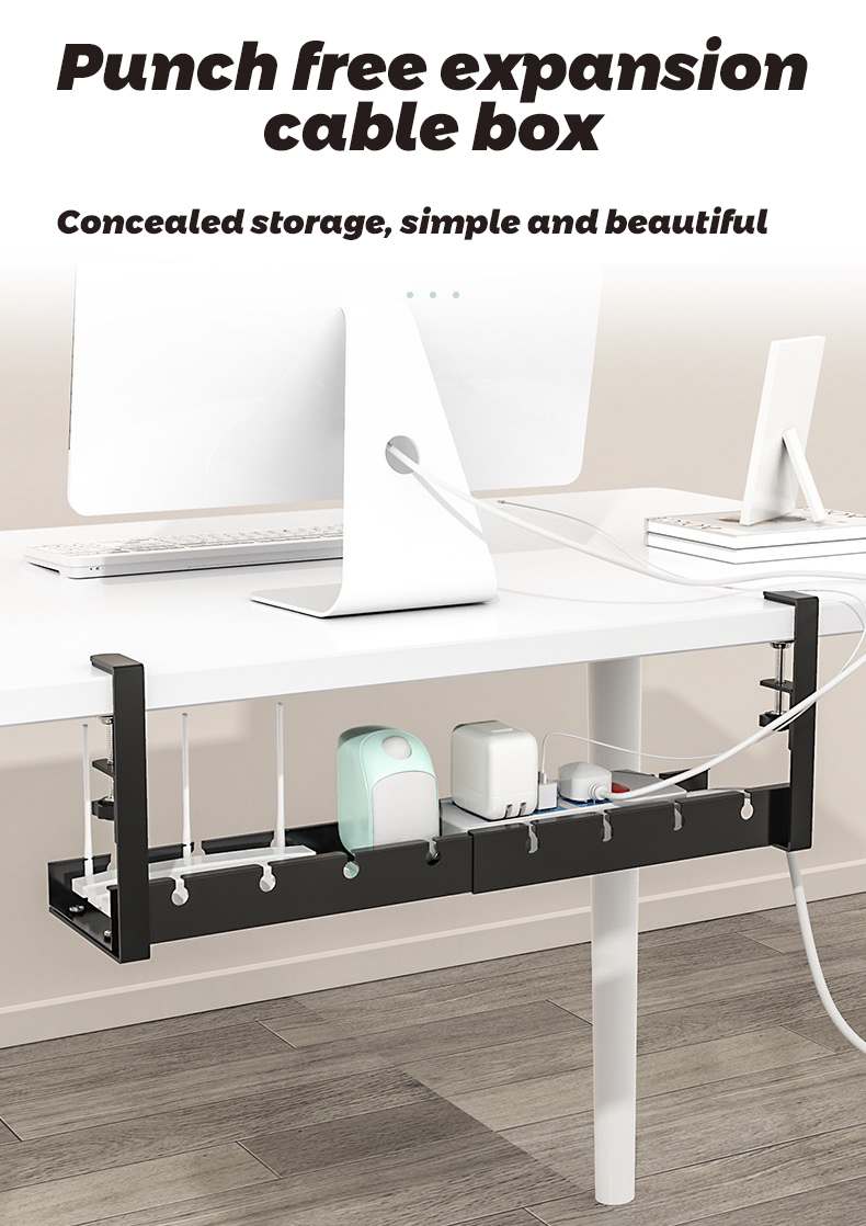 Under Table Storage Wire Organizer Storage Under table Storage Rack No ...