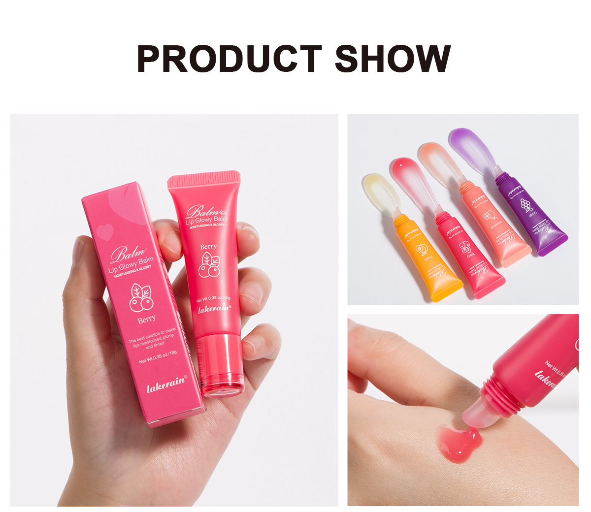 Lakerain Lip Glowy Balm To Remove Dead Skin Lipstick Base Nourish