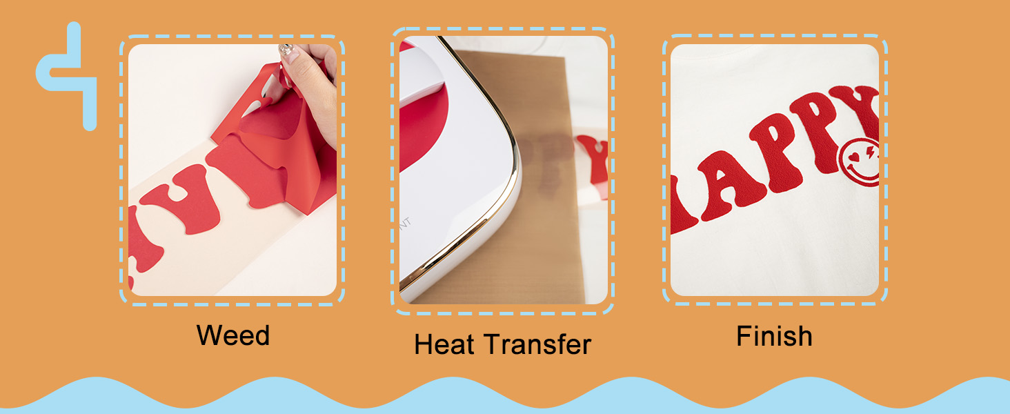 HTVRONT HTV Wärmetransfer-Vinyl-Bündel – 20 St? Produktbild-Vorschau 2