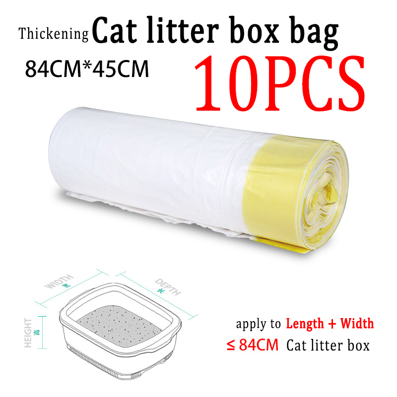 [10pcs]Cat Litter Filter Bag Cat Litter Bag Thickened Plastic Bag