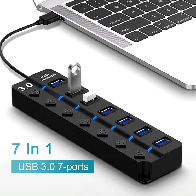 USB3.0 2.0 Adapter Portable USB Multiport Usb Hub 1.2M Cable USB 3.0 ...