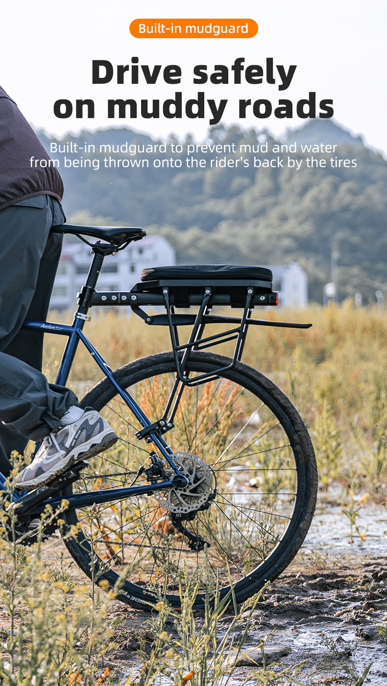 ROCKBROS Bicycle Rear Rack Aluminum Alloy Rear Luggage Quick Release ...