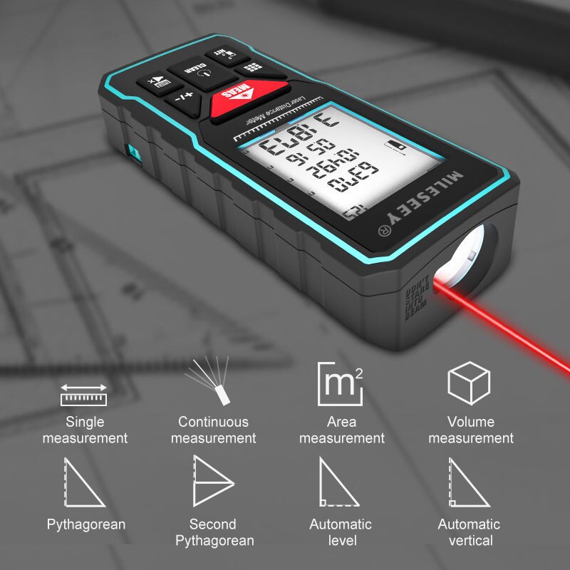 Mileseey X6 Rechargeable Version Laser Rangefinder 40 60 80 100 M ...