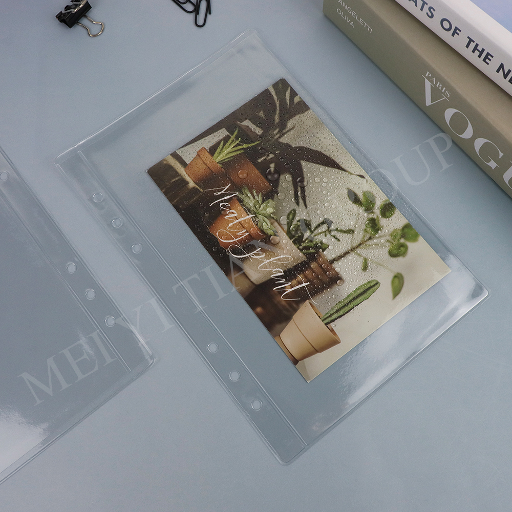 A5 A6 A7 Mini Top Loading Clear Frost PVC Envelope Pouch Zipless Loose ...