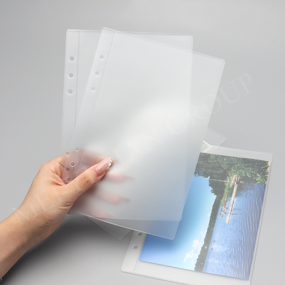A5 A6 A7 Mini Top Loading Clear Frost PVC Envelope Pouch Zipless Loose ...