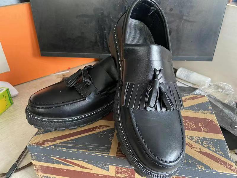 【HIGHQUALIITY】Korean Fashion Loafer For Men Black Formal Work Shoes