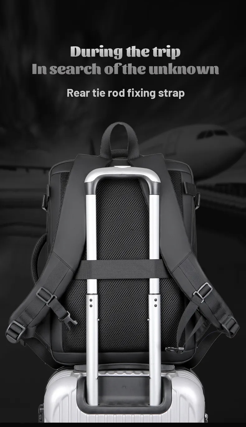 17.3''Hard Shell Backpack Men's Business Laptop Backpack Thickened 50L ...