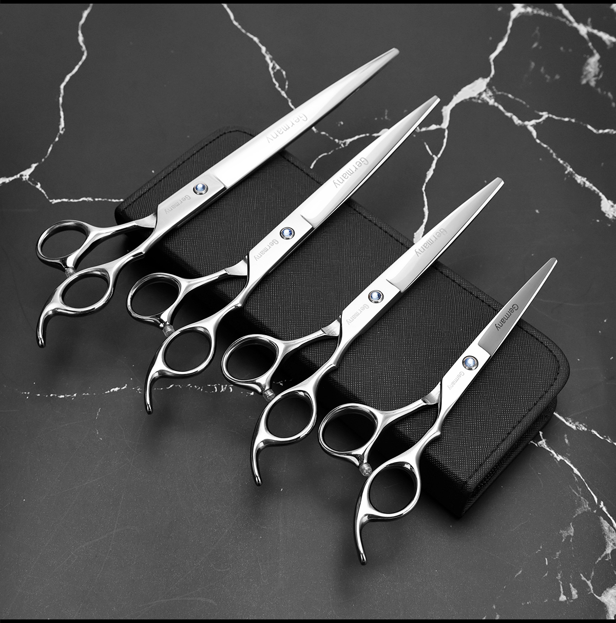Spot #Germany 6-inch*7-inch*8-inch*9-inch salon hair scissors flat cut ...