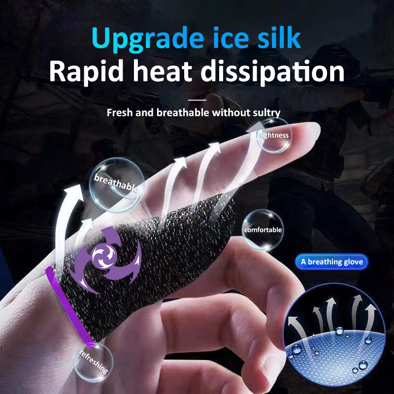 Breathable Finger Sleeves 4er Pack - Atmungsaktive Gaming Fingerhüllen