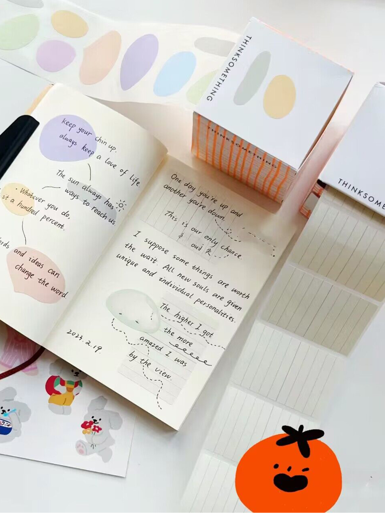 Ohaya Think something Irregular Pull-out Sticky Notes Key Partition ...