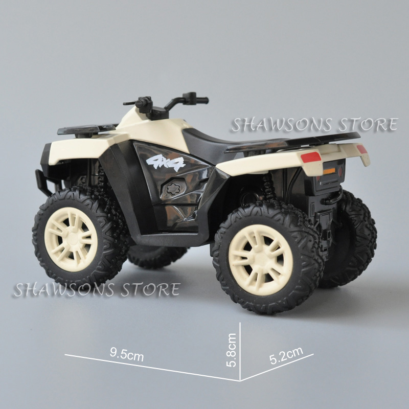 1:24 Scale Diecast Model ATV Toys All Terrain Vehicle Quad Bike