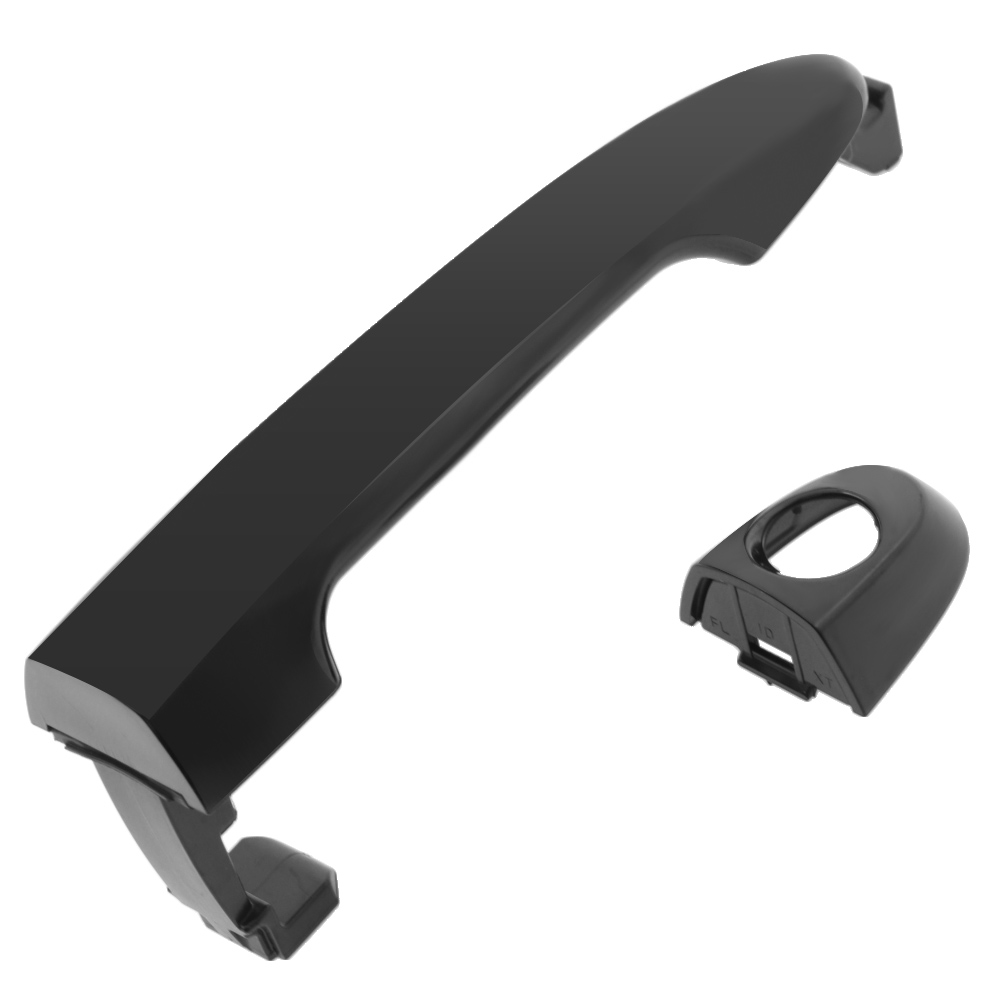 83660-1D000 83650-1D000 Black Front Rear Left Right Outside Door ...