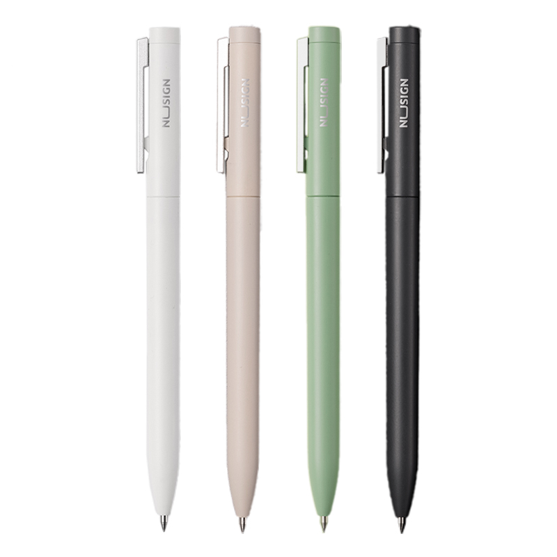 Deli NS563 Nusign Zhen Smooth Press Gel Pen 0.5 mm Black Refill Bullet ...
