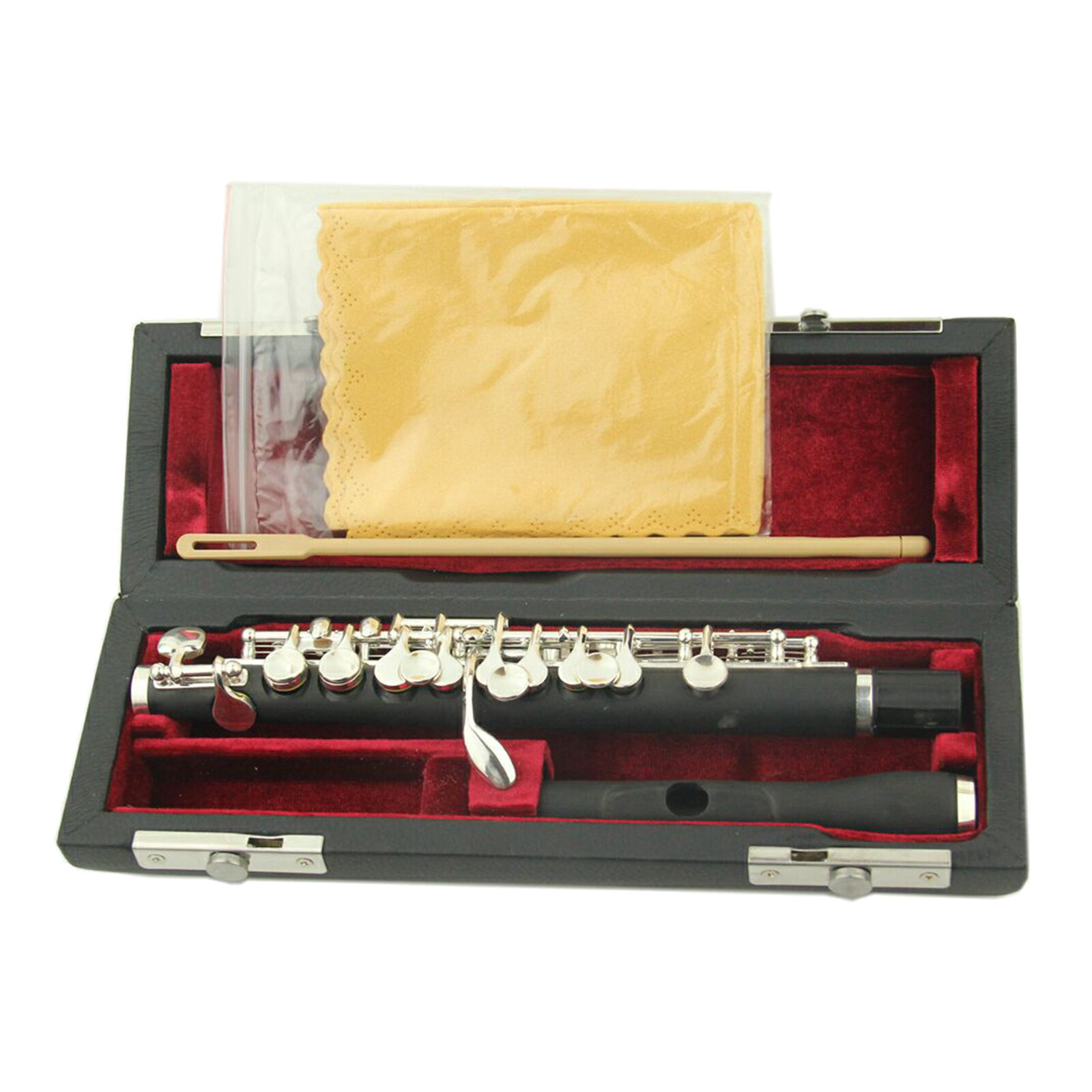 Plated Key of C Piccolo Flute Instruments with Wood Case Screwdriver ...
