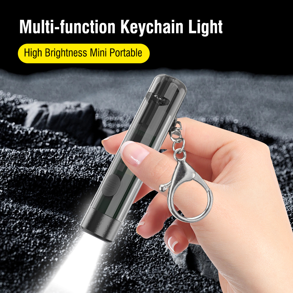 Plastic Mini Rechargeable Pocket Flashlight Keychain at ₹ 360/piece in