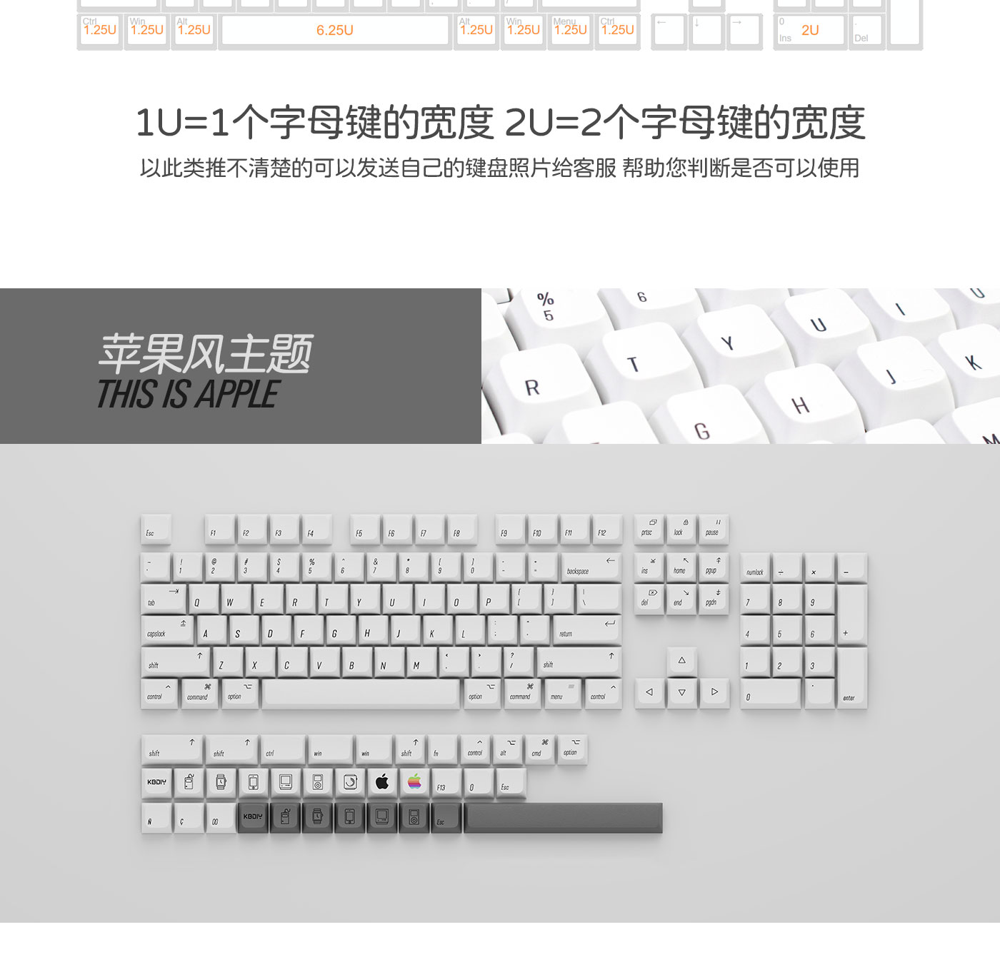 GMK apple style Keycap, 138 Keys PBT Keycaps XDA Profile DYE-SUB ...