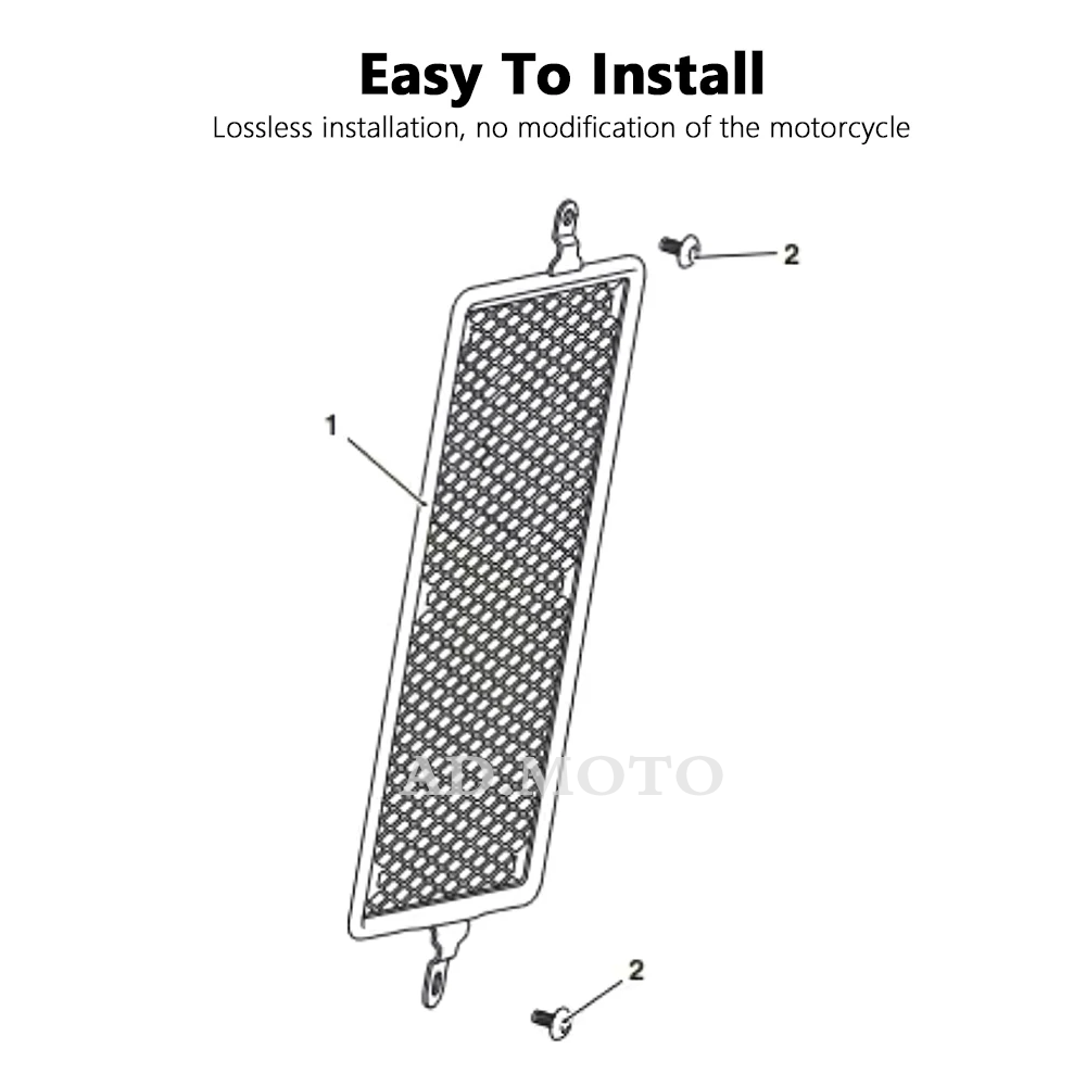 Motorcycle Radiator Guard Engine Cooler Grille Cover Protection For ...