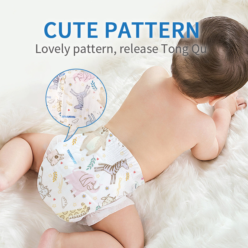 TOOSHYPUFF 50pcs Baby Diaper Korea Ultra thin Diaper All Size NB S M L ...