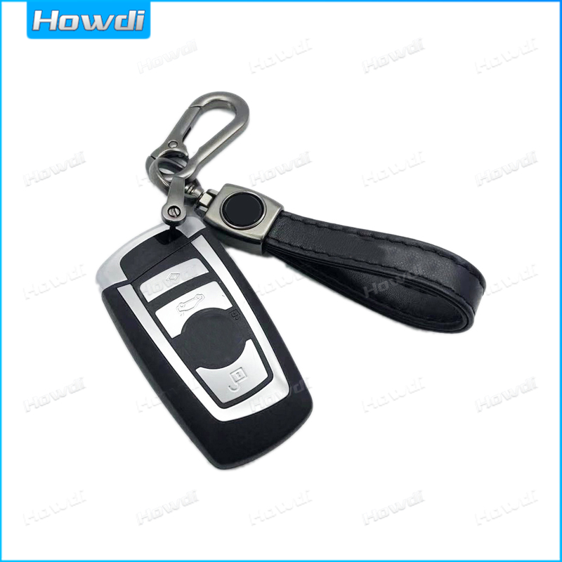 Leather Metal Motor Keychain Car Keychain with logo for Car and ...