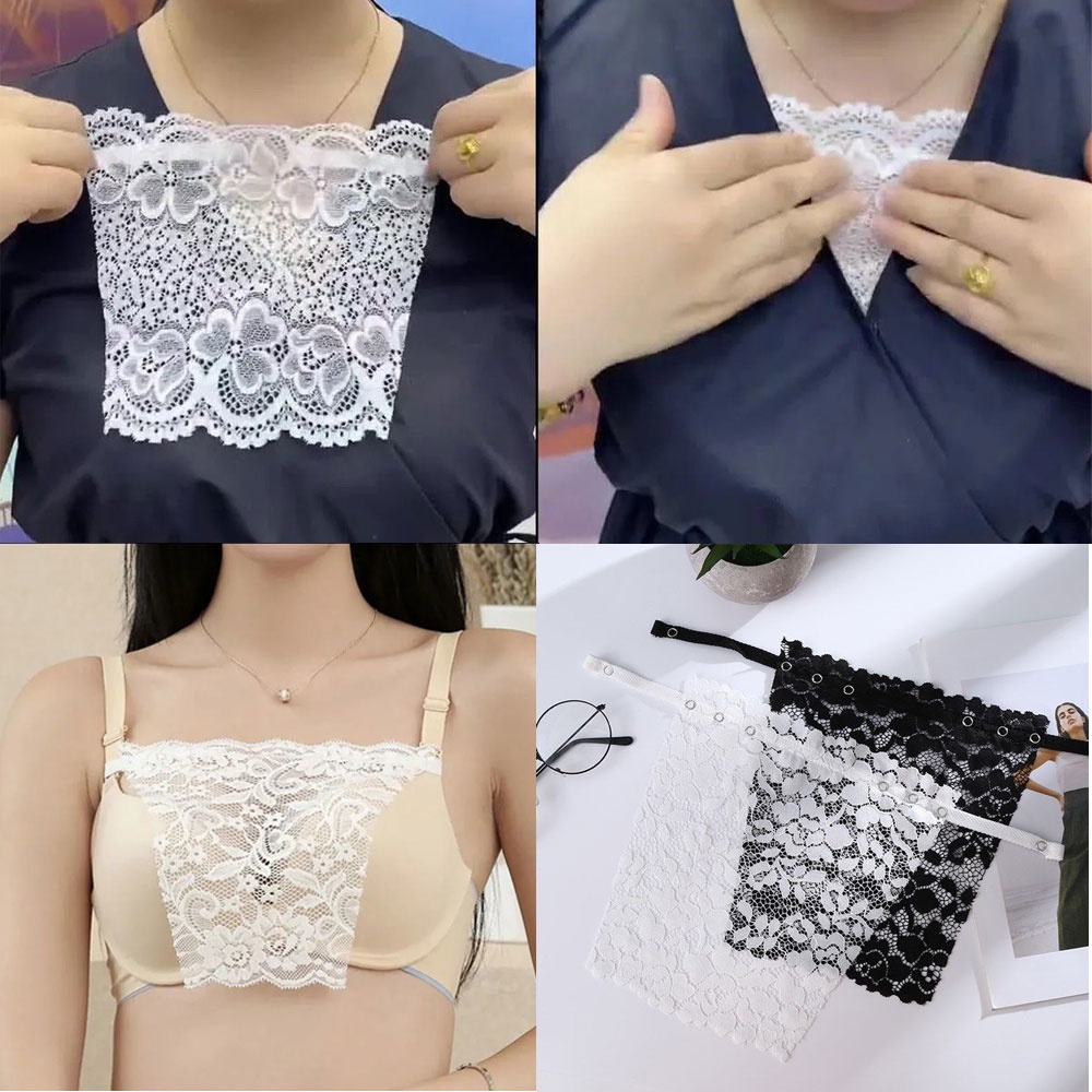 One Piece Adjustable Lace Bra Wrap Cover Bust Cover | Shopee Philippines