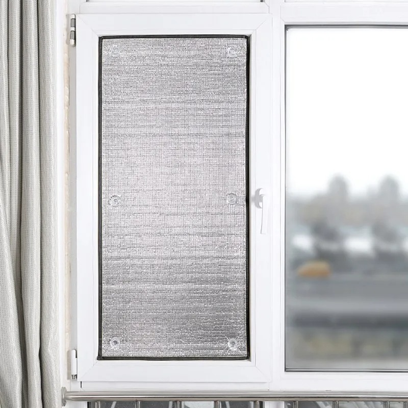 Thicken 6mm Household Glass Window Sunshades Anti-UV Aluminum Foil ...