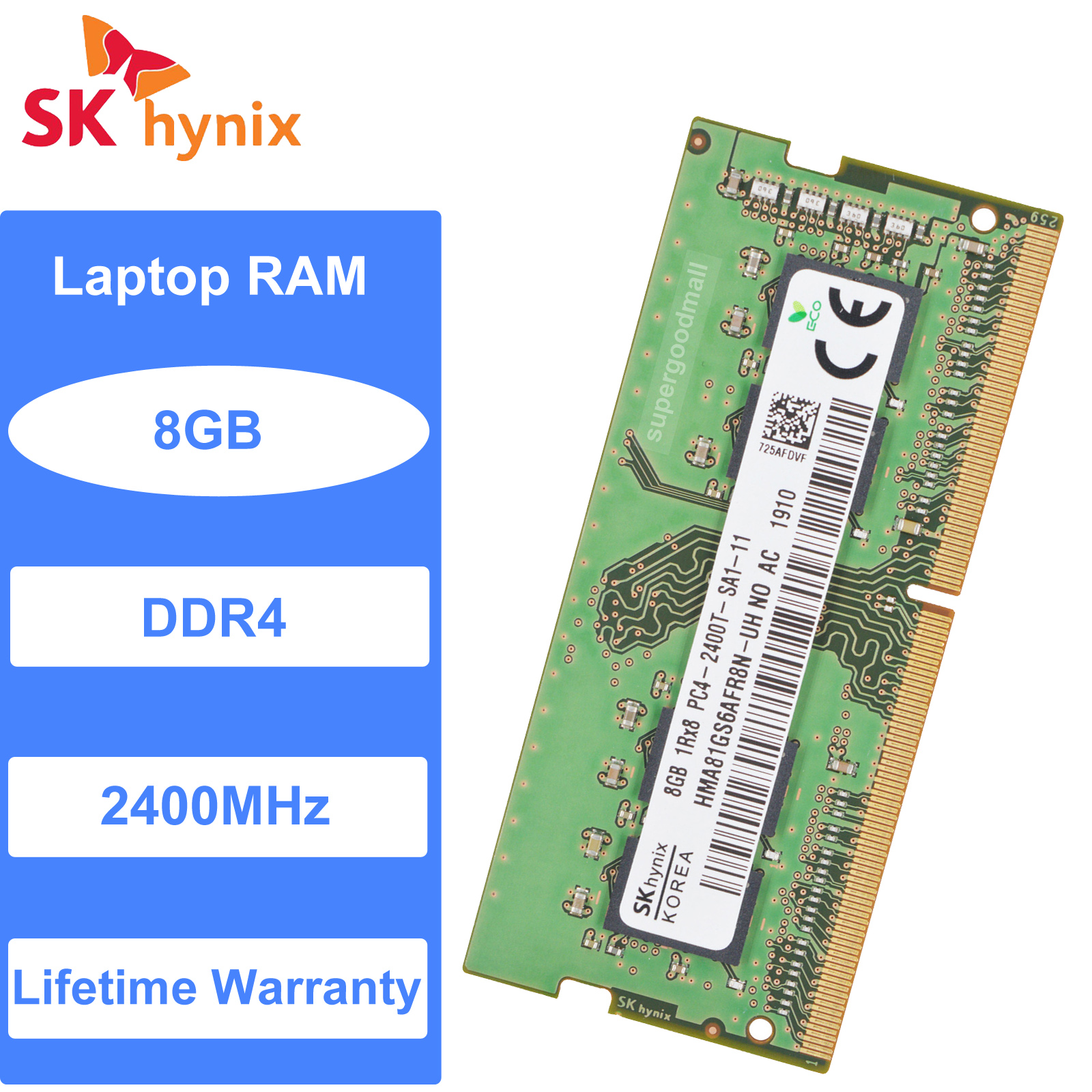 SK Hynix 8GB 1Rx8 PC4-2400T DDR4-2400Mhz 260Pin 1.2V SODIMM Laptop Memory  RAM Notebook RAM | Shopee Philippines