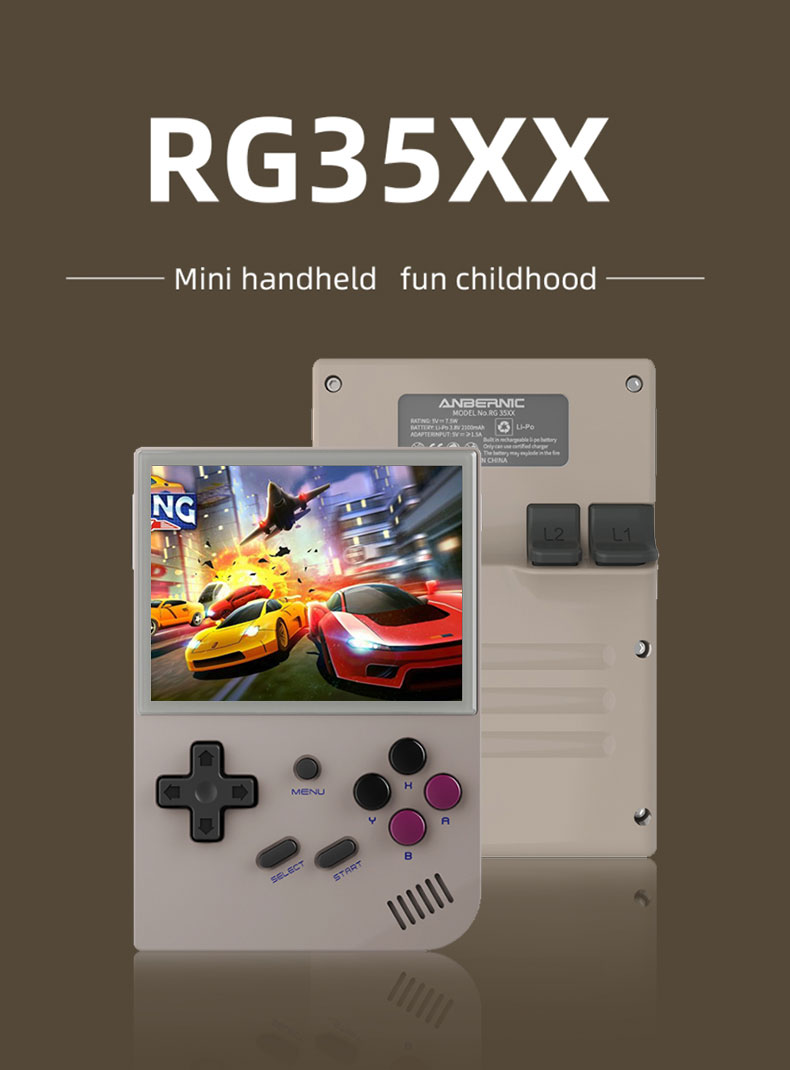 ANBERNIC RG35XX Handheld Game Console IPS Screen Video Game 3.5inch ...
